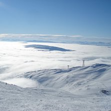 H&auml;&auml;&auml;&auml;rligt.. En solig dag p&aring; toppen! :). Photo: Jenny.