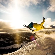Sweet v&auml;der, bra grabbar, grym fotograf, va kan b. Photo: Marcus Olsson. Rider: Matthias Karth&auml;user.