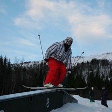 rail. Photo: ove. Rider: andr&eacute; dalkarl.