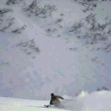 Ett &aring;k i ravinen. Kvali&eacute;n &auml;r s&aring; d&aring;lig p ga at. Photo: vet ej. Rider: Thomas Andersson.