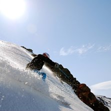 Sk&ouml;na v&aring;rsv&auml;ngar i &Aring;re. Photo: Erik Hammarsten. Rider: Patrik Andersson.