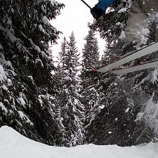 Lite skogskid&aring;kning i Tegefj&auml;llsskogen. Photo: Samuel Johansson. Rider: Viktor Bjurlid.