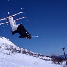 En av mina f&ouml;rsta backflips, riktigt soft landnin. Photo: Jacob Eklund. Rider: Felix Eriksson.