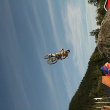 Backflip. Photo: vet inte. Rider: Anton Thelander (jag).