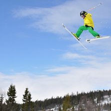 Big Air. Photo: Ella Atterlid. Rider: Hugo Atterlid.