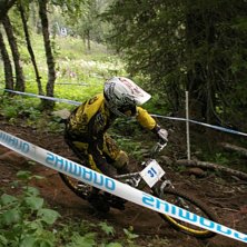 NM i Downhill. Photo: Nick Djupsj&ouml;. Rider: Vet ej.