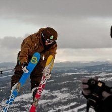 jag k&ouml;r en 360 truckdriver p&aring; ett hopp som vi by. Photo: Marcus Olsson. Rider: Oscar Wester.