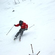 Sk&ouml;n linje i &Aring;res fina off pist.. Photo: Johan Ronnesj&ouml;. Rider: Anders Land&eacute;n.