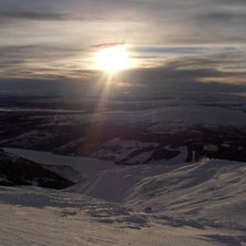 Utsikten vid 1000-metersplat&aring;n i &Aring;re.. Photo: Patric Peippo.