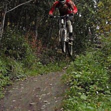 Anders Flagg provar sina vingar i K&auml;lksp&aring;ret.. Photo: Johan M&ouml;rk. Rider: Anders Flagg.
