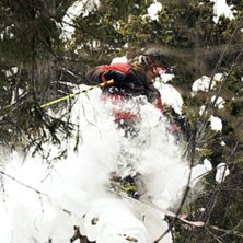 Hittade en fin liten pillow i &Aring;res skogar! sk&ouml;n.. Photo: Henrik Gustavsson - hengus.com. Rider: Martin Nitschke.