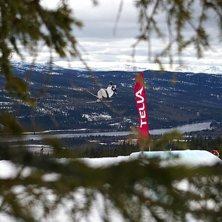 En lite misslyckad cork 7 tror jag att de &auml;r.. Photo: Jonas Abrahamsson. Rider: Emil Westman.