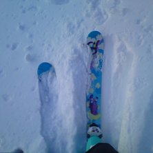 Puder &auml;r n&auml;stan lika kul som park..N&auml;stan!. Rider: Victoria Nilsson.