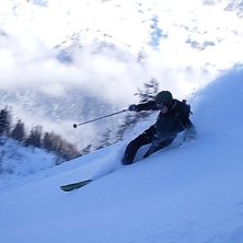Pow pow. Photo: Jan. Rider: Micke.