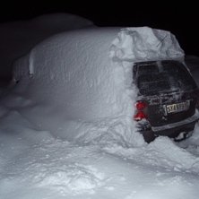 Tre dygns sn&ouml;.... Photo: Johan Green. Rider: - - -.