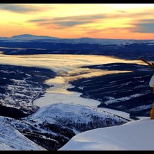 T&auml;nkte locka med lite sk&ouml;n st&auml;mning lagom till . Photo: Johan St&aring;hlberg. Rider: Henrik Utter.
