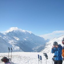 Fin dag i Chamonix.. Photo: Victor Runius. Rider: Beppen.