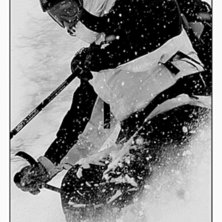 Lars pumpar puder i Chamonix. Photo: David Gustavsson. Rider: Lars Tidemalm.