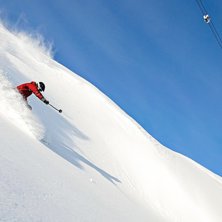 &Auml;ntligen kom det lite sn&ouml; p&aring; Skutan s&aring; att man. Photo: Simon Sj&ouml;r&eacute;n www.sjoren.se. Rider: Samuel Simonsson.