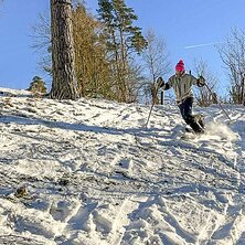 Det måste inte alltid vara knädjupt puder för a. Photo: Andreas Jönsson. Det måste inte alltid vara knädjupt puder för a. Photo: Andreas Jönsson.