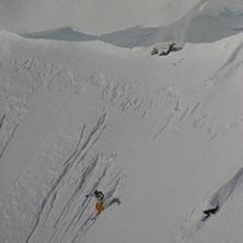 Fasten your seatbelts, we are about to land.. Photo: Simon Dehnisch. Rider: Henrik Utter.