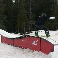 Bs Boardslide. Photo: Johan Sj&ouml;gr&auml;s. Rider: Johan Shredda.