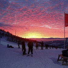 En m&auml;ktig syn p&aring; ny&aring;rsaftons morgon 06 p&aring; d&aring;v. Photo: Josephine Are.
