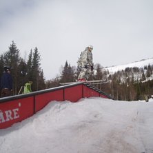Rail i raillinjen... Photo: Stefan Persson. Rider: Leo Olofsson.