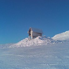 En vacker vinterdag p&aring; &Aring;reskutan.. Photo: Anna Lundemo.