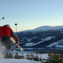 Uppe i tege.... Photo: Alexander Bergh. Rider: Niclas Lindblad.