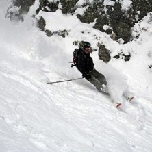 Sk&ouml;n r&auml;nna, bra med sn&ouml;.. Photo: Malin Stocklassa. Rider: Rasmus Carlsson.