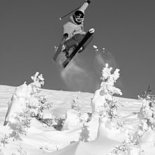 Borgen tar ett hopp &ouml;ver tr&auml;den.

Vill ni ser . Photo: Marcus Olsson. Rider: Niklas Bort.