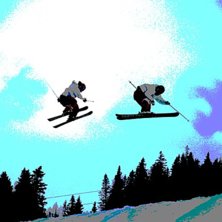 Lekte lite i PS med invitationalbilderna.. Photo: Jonas Ottosson. Rider: Sammy Carlsson, Simon Dumont.