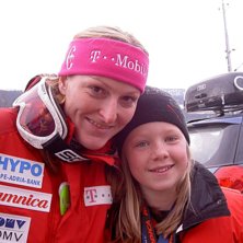 jag &aring; janica kostelic... Photo: cissi/amanda. Rider: jaa du....