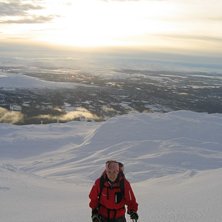 Ja, en underbar topptur p&aring; Skutan i b&ouml;rjan av no. Photo: Fredrik Falkman. Rider: Sara R&ouml;nnberg.