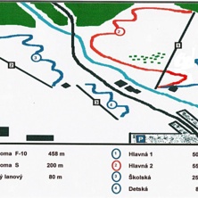 Trail map Ski Taja - Tatranská Javorina