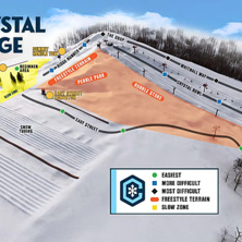 Trail map Crystal Ridge